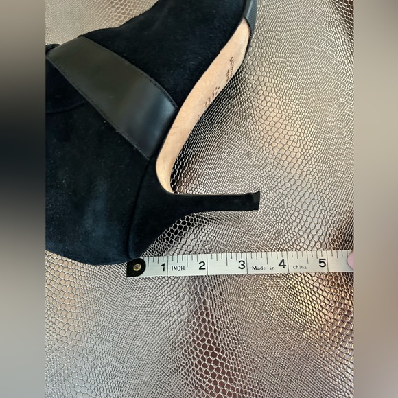 Saks Fifth Avenue black suede boots - Picture 11 of 15